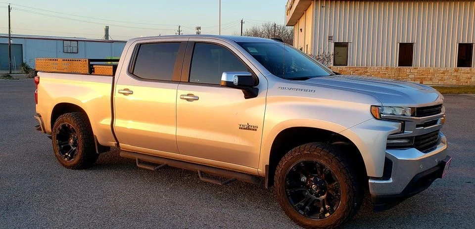 Silverado & Sierra 1500/2500/3500 (2007 - Present), Low Profile Bed Rack - Image 16